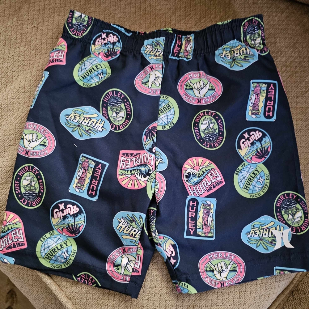 Hurley  Graphic Swim Shorts Sz 5t